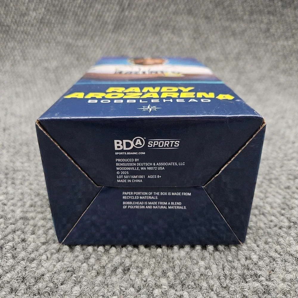 Randy Arozarena Seattle Mariners MLB 2025 SGA Bobblehead BDA Sports Baseball